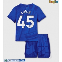 Maglie da calcio Chelsea Romeo Lavia #45 Prima Maglia Bambino 2025-26 Manica Corta + Pantaloni corti)